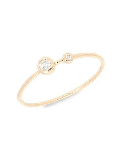 Nephora Women's 14k Rose Gold & Diamond Ring