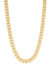 EFFY MEN'S GOLDPLATED STERLING SILVER CURB CHAIN NECKLACE,0400012604099