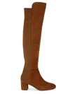 Stuart Weitzman Women's Gillian Suede Knee-high Boots In Slate