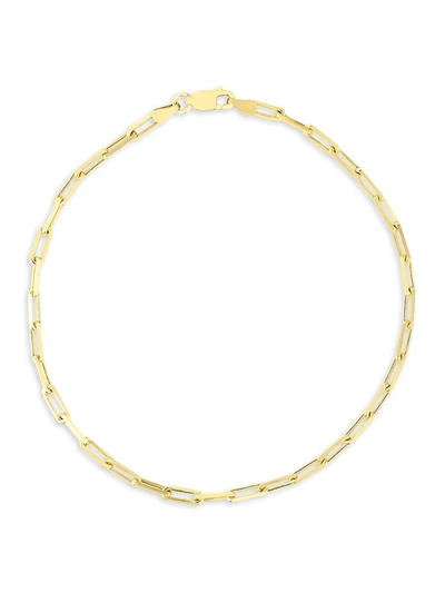 Chloe & Madison Women's 14k Gold Vermeil & Sterling Silver Chain Anklet