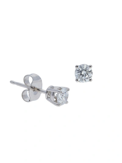 Nephora Women's 18k White Gold & 0.25 Tcw Diamond Stud Earrings