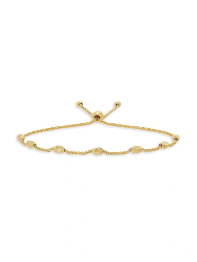 Saks Fifth Avenue Women's 14k Yellow Gold Bolo Bead Bracelet