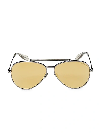 Alexander Mcqueen Gradient Lens Cat-eye Sunglasses In Gold