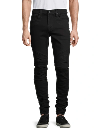 Hudson Men's Ethan Biker Skinny Jeans In Black