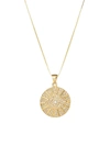 Eye Candy La Luxe Collection Arron Evil Eye Sterling Silver Chain Necklace With Pendant In Silver