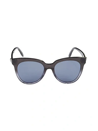 Alexander Mcqueen Women's 53mm Cat Eye Sunglasses In Black
