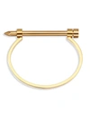 Eye Candy La Men's Liam Goldtone Titanium Screw Cuff Bracelet In Neutral