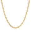 Saks Fifth Avenue Women's Basic 18k Goldplated Sterling Silver Mariner Chain Necklace In Silver