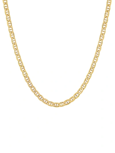 Saks Fifth Avenue Women's Basic 18k Goldplated Sterling Silver Mariner Chain Necklace