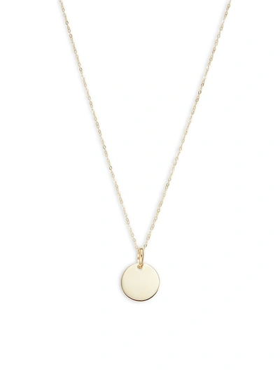 Saks Fifth Avenue Women's 14k Yellow Gold Pendant Necklace