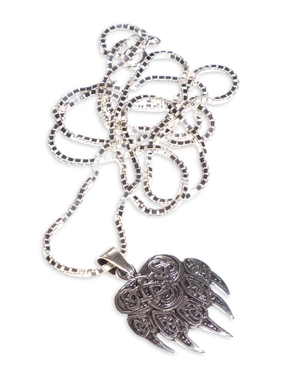 Jean Claude Men's Sterling Silver Pendant Necklace