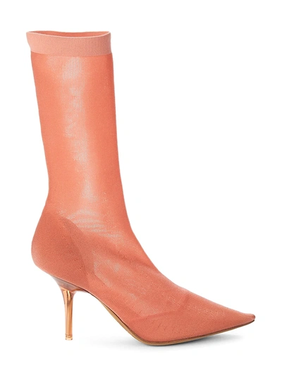 Yeezy Women's Knitted Sock Boots In Coral