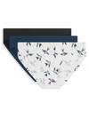 Aqs Laser Bonded Bikini In Blue Navy Black