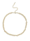 EYE CANDY LA WOMEN'S LUXE COLLECTION MINI NEPTUNE PETITE GOLDPLATED TITANIUM MARINER CHAIN NECKLACE,0400013194849