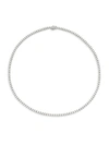 EFFY WOMEN'S 14K WHITE GOLD & DIAMOND TENNIS NECKLACE,0400013259953