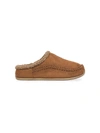 Deer Stags Kid's Lil Nordic Faux Shearling Slippers In Chestnut