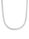 Anthony Jacobs Men's Stainless Steel Cuban Flat Chain-link Necklace/24 In Neutral