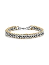 ANTHONY JACOBS MEN'S 18K GOLDPLATED STAINLESS STEEL CUBAN CHAIN-LINK BRACELET,0400013661125