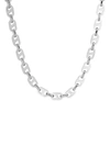 Anthony Jacobs Men's Stainless Steel Mariner Chain Necklace In Neutral