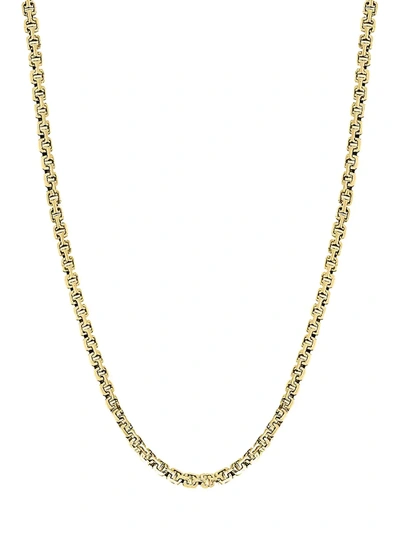 Effy Men's 14k Goldplated Sterling Silver Greek Box Chain Necklace