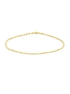 SAKS FIFTH AVENUE SAKS FIFTH AVENUE WOMEN'S 14K YELLOW GOLD ANCHOR CHAIN ANKLET,0400013679472