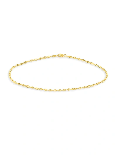 Saks Fifth Avenue Women's 14k Yellow Gold Anchor Chain Anklet