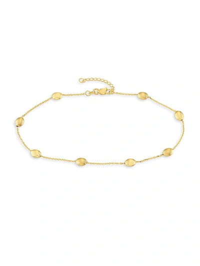 Saks Fifth Avenue Women's 14k Yellow Gold Pebble Station Anklet