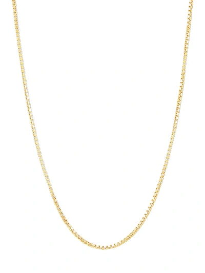 Saks Fifth Avenue Women's 14k Yellow Gold Adjustable Box Chain Necklace