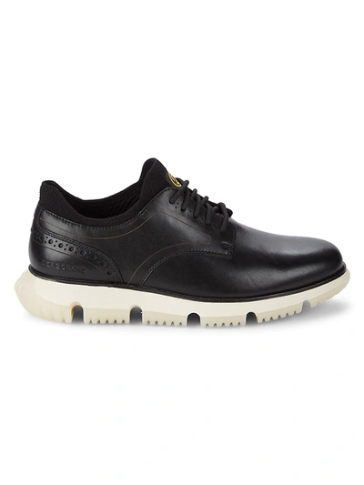 Cole Haan Men's 4.zerogrand Leather Sneakers In Black