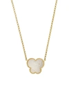 Effy Women's 14k Yellow Gold And Mother Of Pearl Pendant Necklace
