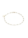 SAKS FIFTH AVENUE WOMEN'S 14K YELLOW GOLD STATION ANKLET,0400013564968