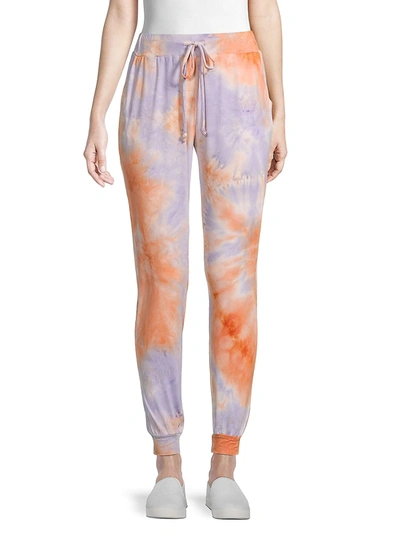 Allison New York Women's Tie-dyed Joggers In Neutral