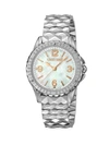 ROBERTO CAVALLI WOMEN'S STAINLESS STEEL & MOTHER-OF-PEARL BRACELET WATCH,0400013927901