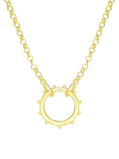 Chloe & Madison Women's Gold Vermeil Pendant Necklace