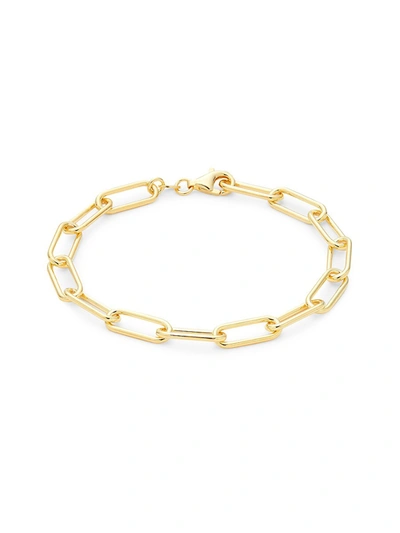 Saks Fifth Avenue Women's 14k Yellow Gold Vermeil Paperclip Chain Bracelet