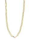 Saks Fifth Avenue Women's 14k Yellow Gold Paper Clip Chain Necklace In Yellow Gold