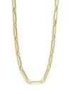 Saks Fifth Avenue Women's 14k Yellow Gold Chain-link Necklace In Yellow Gold