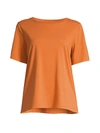 Eileen Fisher Women's Crewneck Organic T-shirt In Squash