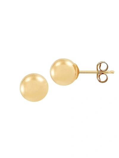 Saks Fifth Avenue Women's 14k Yellow Gold Medium Ball Earrings