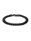 Effy Men's Black Rhodium-plated Sterling Silver Chain Bracelet In Black