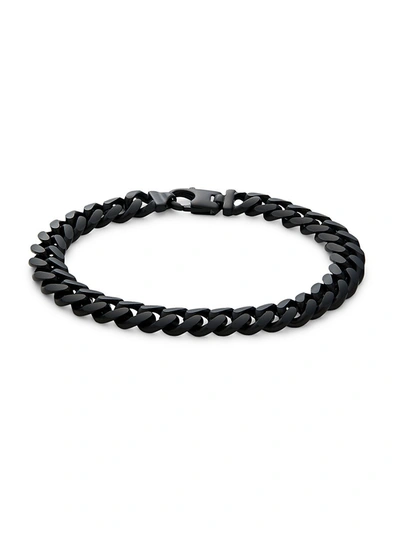 Effy Men's Black Rhodium-plated Sterling Silver Chain Bracelet