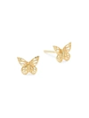 Saks Fifth Avenue Women's 14k Yellow Gold Butterfly Stud Earrings In Yellow Gold