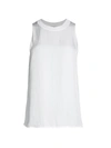 Vince Women's Rib-trimmed Tank In Coastal