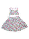 JOE-ELLA LITTLE GIRL'S FLORAL-PRINT COTTON DRESS,0400013717615