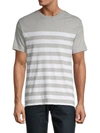 FRENCH CONNECTION MEN'S STRIPED COTTON T-SHIRT,0400013860255