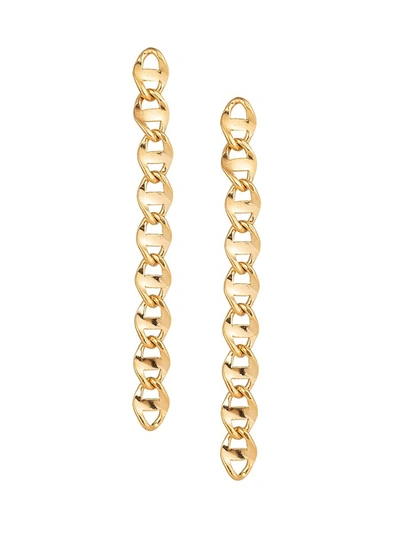 Eye Candy La Women's Luxe 24k Goldplated Mariner Chain Drop Earrings In Neutral