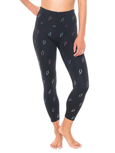 Activology Women's Icon-print Active Leggings In Black