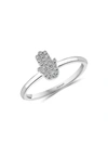 EFFY ENY WOMEN'S ENY STERLING SILVER & DIAMOND HAMSA RING,0400013877115