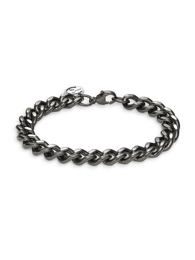 Effy Men's Black Rhodium Plated Sterling Silver Curb Chain Bracelet