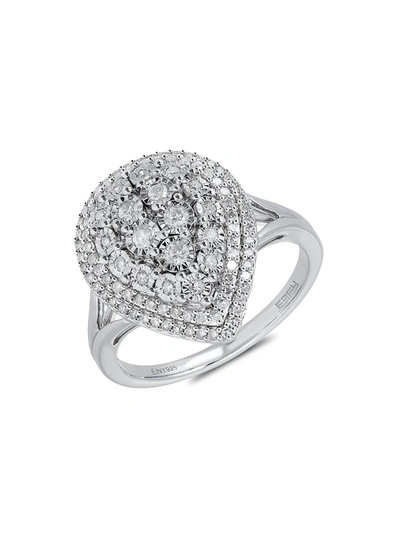 Effy Eny Women's Sterling Silver & Diamond Ring